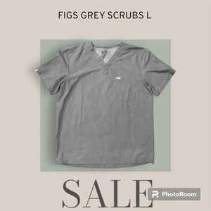 Figs graphite grey top size large